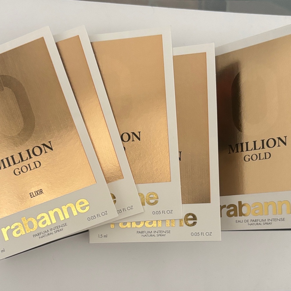 Paco Rabanne Million Gold and million gold elixir discovery set